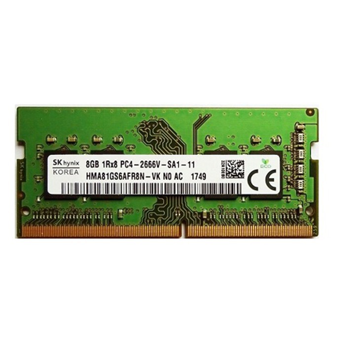 Ram laptop 8GB DDR4 bus 2666 MHz nhiều hãng crucial micron samsung hynix ...