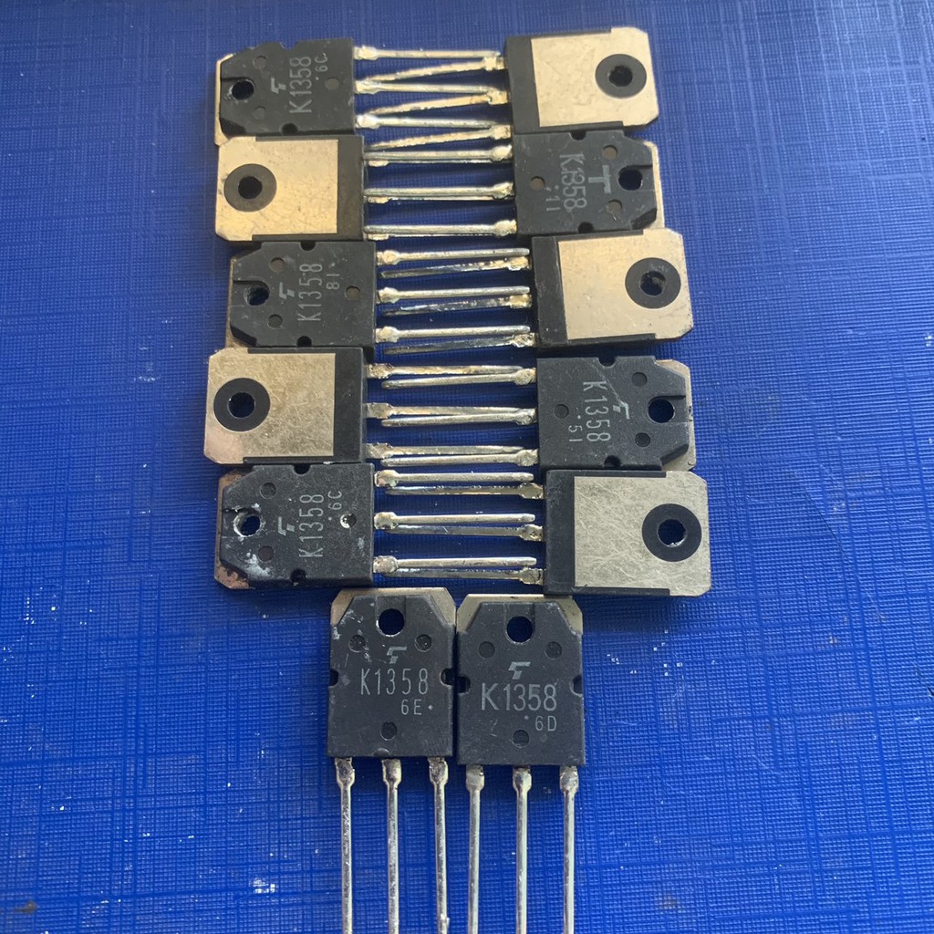 K1358 mosfet 2SK1358 chịu dòng 9A 900V linh kiện tháo máy bao sống 100%