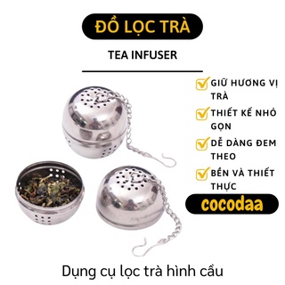 Lọc Xác Trà - Dụng Cụ Lọc Trà Inox Hình Cầu Chịu Nhiệt, Chống Gỉ 8571 [FREESHIP]