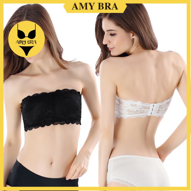 Áo Bra Không Dây Cúp Ngang - Bra Ren Nữ Mút Mỏng - Áo Ngực Không Dây MYBRA B088