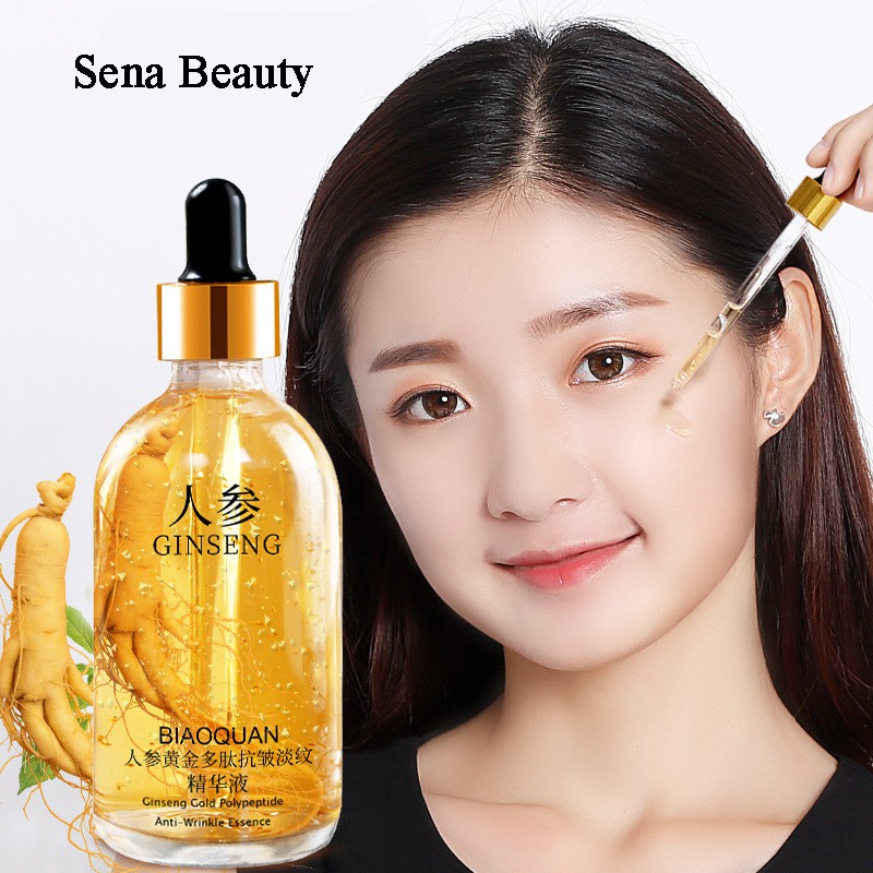 Serum Dưỡng Ẩm Trẻ Hóa Da Xóa Nhăn Chiết Xuất Nhân Sâm Vàng Ginseng Gold Polypeptide 100ML