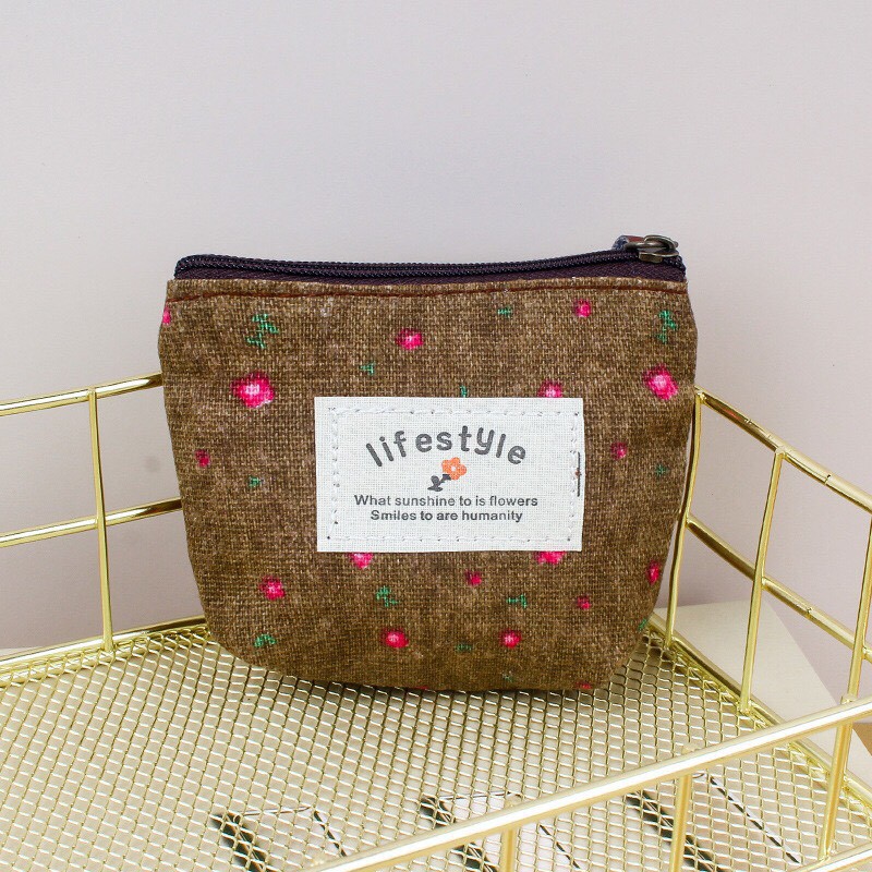 Z0560 Ví Mini Hoa Nhí Xinh Xắn Bukao