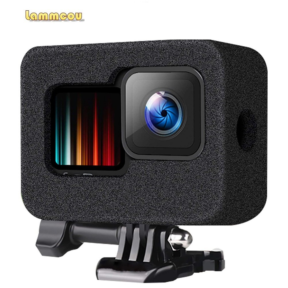 Ốp Chắn Gió Lammcou Peoolo Giảm Tiếng Ồn Khi Quay Video Cho Gopro Hero 9 Black (Gopro 9)