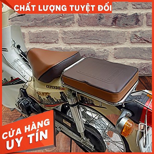 Bộ yên sau, yên trước xe cub 81,86,50 đế nhựa không thấm nước