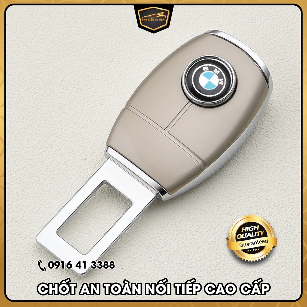 Chốt cài dây an toàn cao cấp - Chốt cắm có nối tiếp - chất liệu Hợp Kim sang trọng