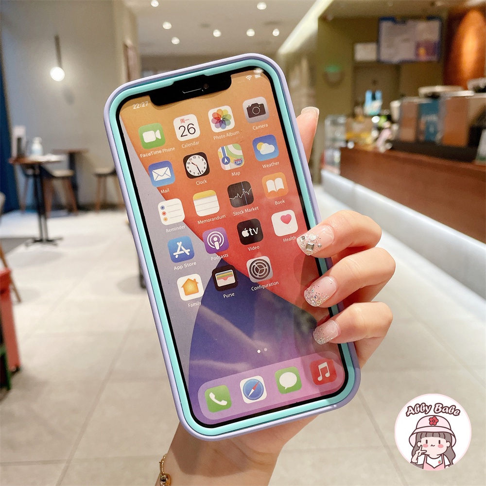 Ốp Điện Thoại Silicone TPU Mềm Chống Sốc 3 Trong 1 Cho IP 13 12 11 Pro Max X XS XR 8 7 Plus