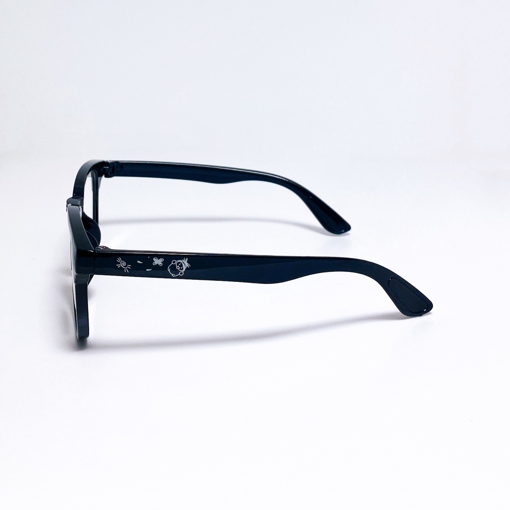 Kính mát trẻ em cao cấp JJ5810 gọng nhựa, tròng kính dáng vuông đơn giản đáng yêu, chống bụi chống tia UV an toàn cho bé