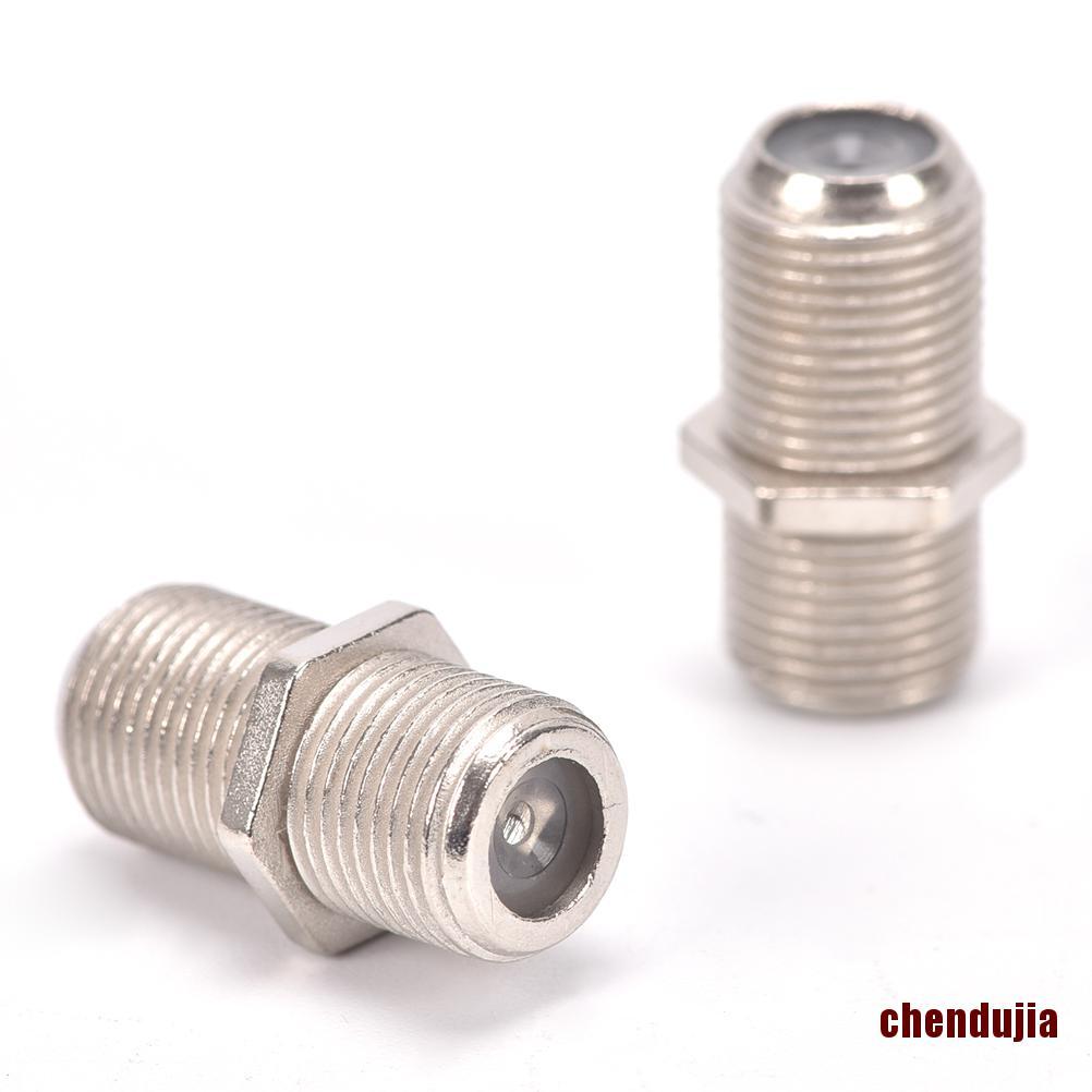 Set 10 Đầu Nối Cổng F / F Jack Rg6 | BigBuy360 - bigbuy360.vn