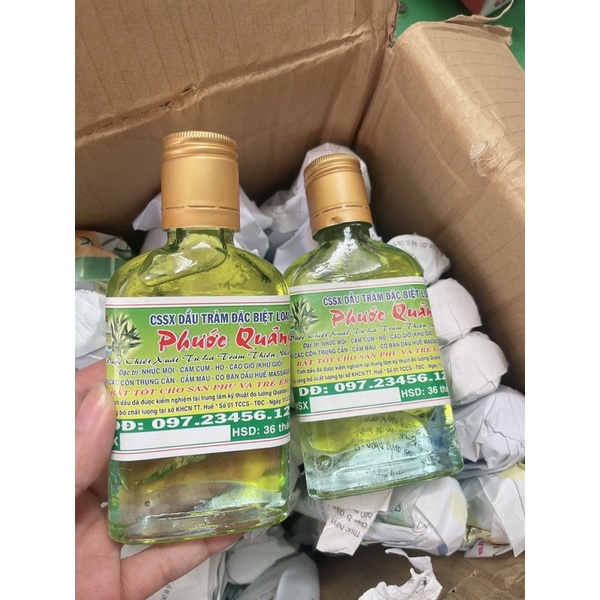 Tinh dầu tràm Phước Quảng loại 1 cực xịn nguyên chất 100ml