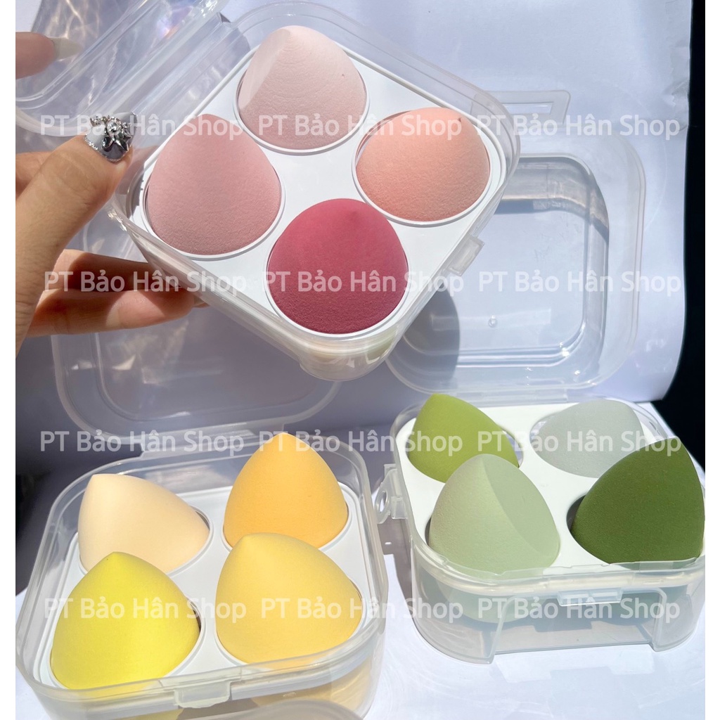 Bông mút tán kem makeup