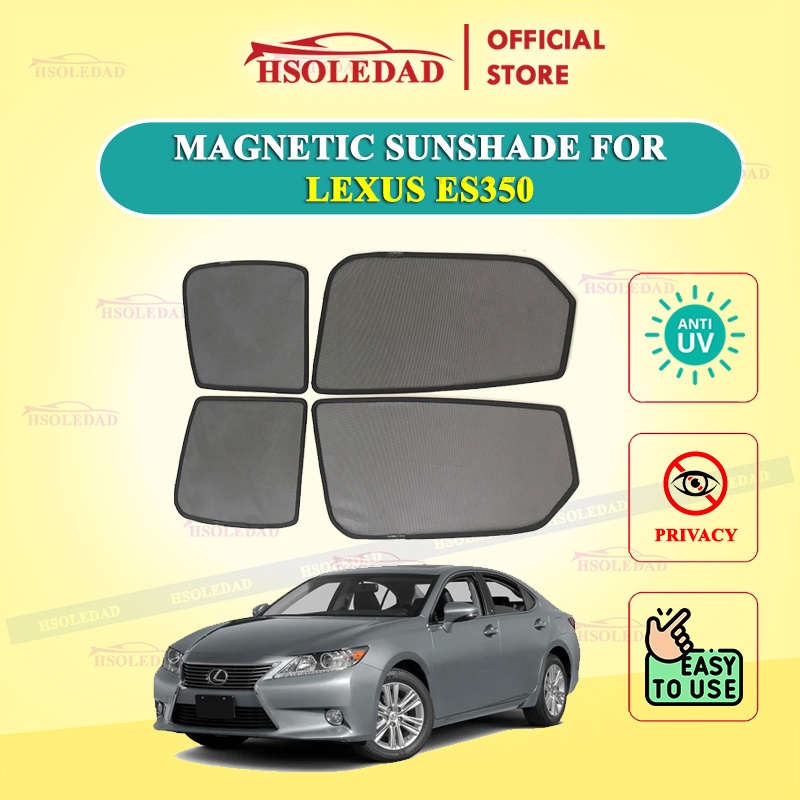 Rèm che nắng nam châm cho xe Lexus ES 350, bộ 4 tấm cho 4 cửa, hàng loại 1 cao cấp nhất, vừa khít kính