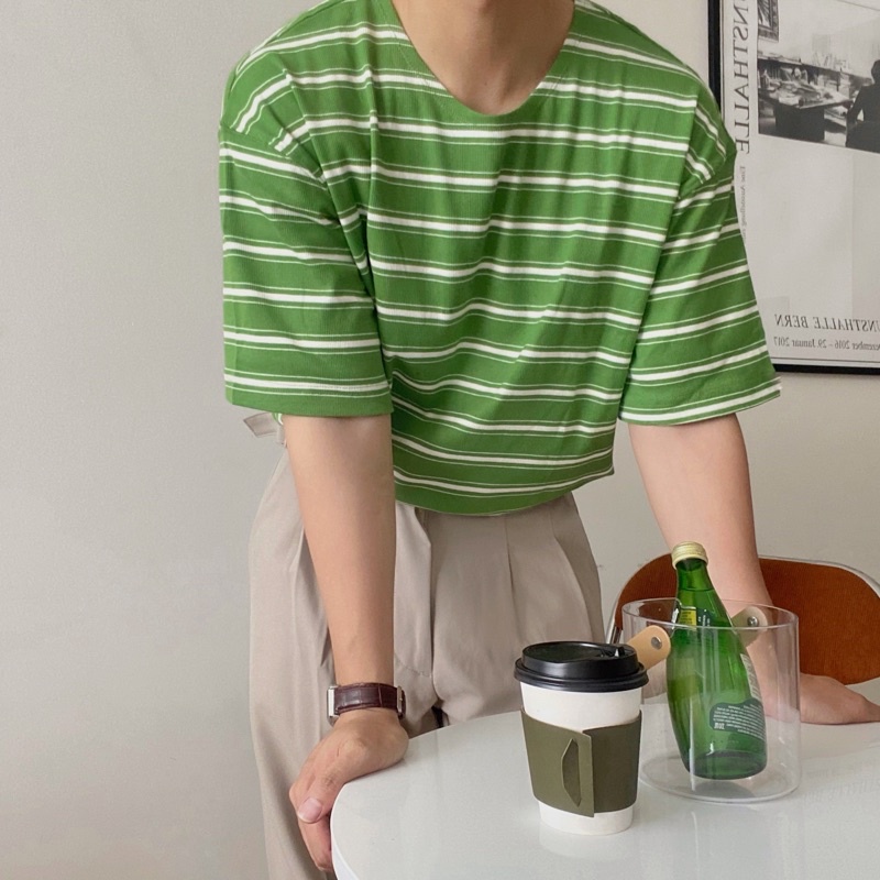 SANTÉ STUDIO - Áo thun ngắn tay nam - ALEX STRIPE TEE