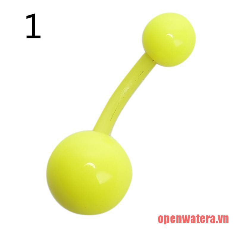 Set 12 khuyên rốn nhiều màu sắc thời trang cá tính