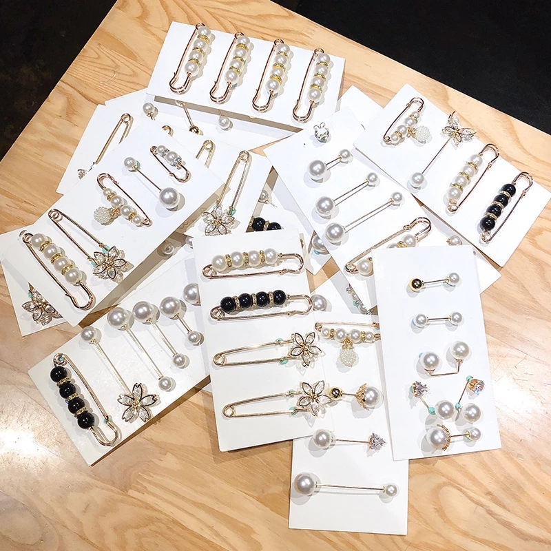 Ghim cài ngọc trai sáng tạo dễ thương thanh lịch cho nữ