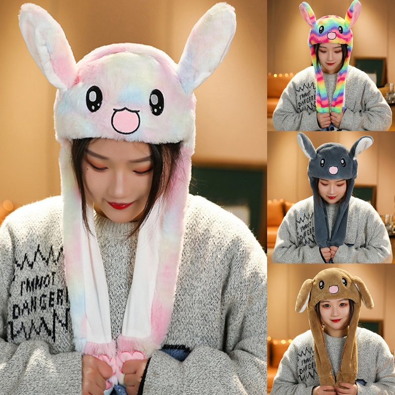 ✿ Mũ Hóa Trang Halloween Hình Động Vật Dễ Thương Có Tai Di Chuyển Dành Cho Người Lớn Và Trẻ Em