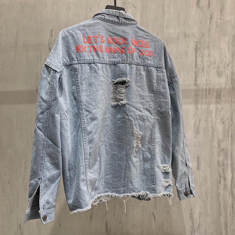 Áo Khoác Jean (Denim Jacket) Nam Nữ YAYSHOP cá tính cực ngầu - UNISEX