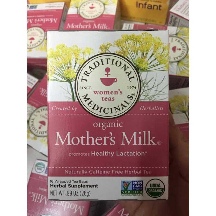 Trà Lợi Sữa Organic Của Mỹ