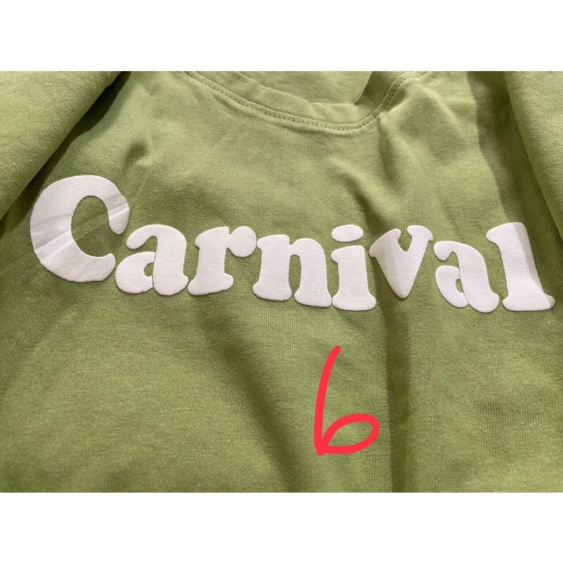 Áo phông carnival chạy dealll