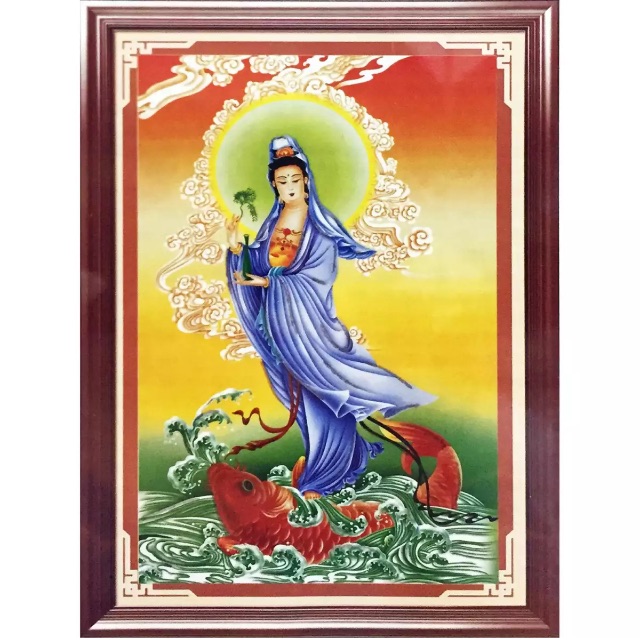 Tranh đính đá 5D - Mẹ Quán Thế Âm Bồ Tát 08- Tranh Mỹ Thuật Minh Hiền