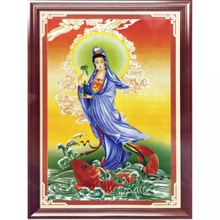 Tranh đính đá 5D - Mẹ Quán Thế Âm Bồ Tát 08- Tranh Mỹ Thuật Minh Hiền