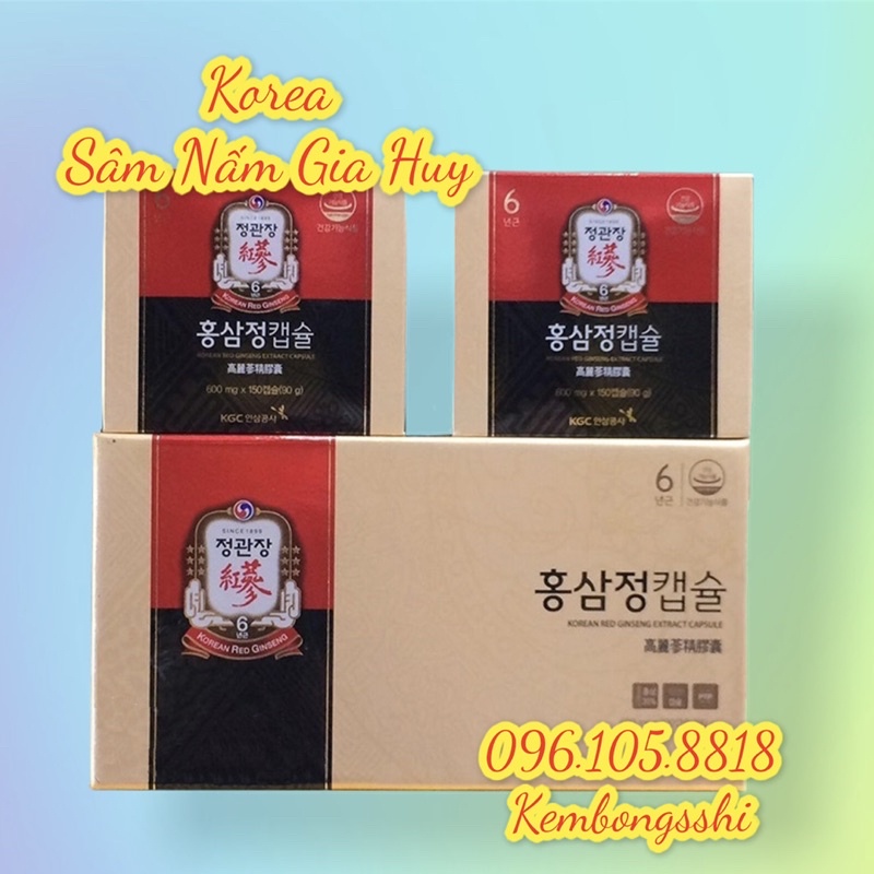 Viên hồng sâm KGC Cheong Kwan Jang KRG Extract Capsule 300 viên