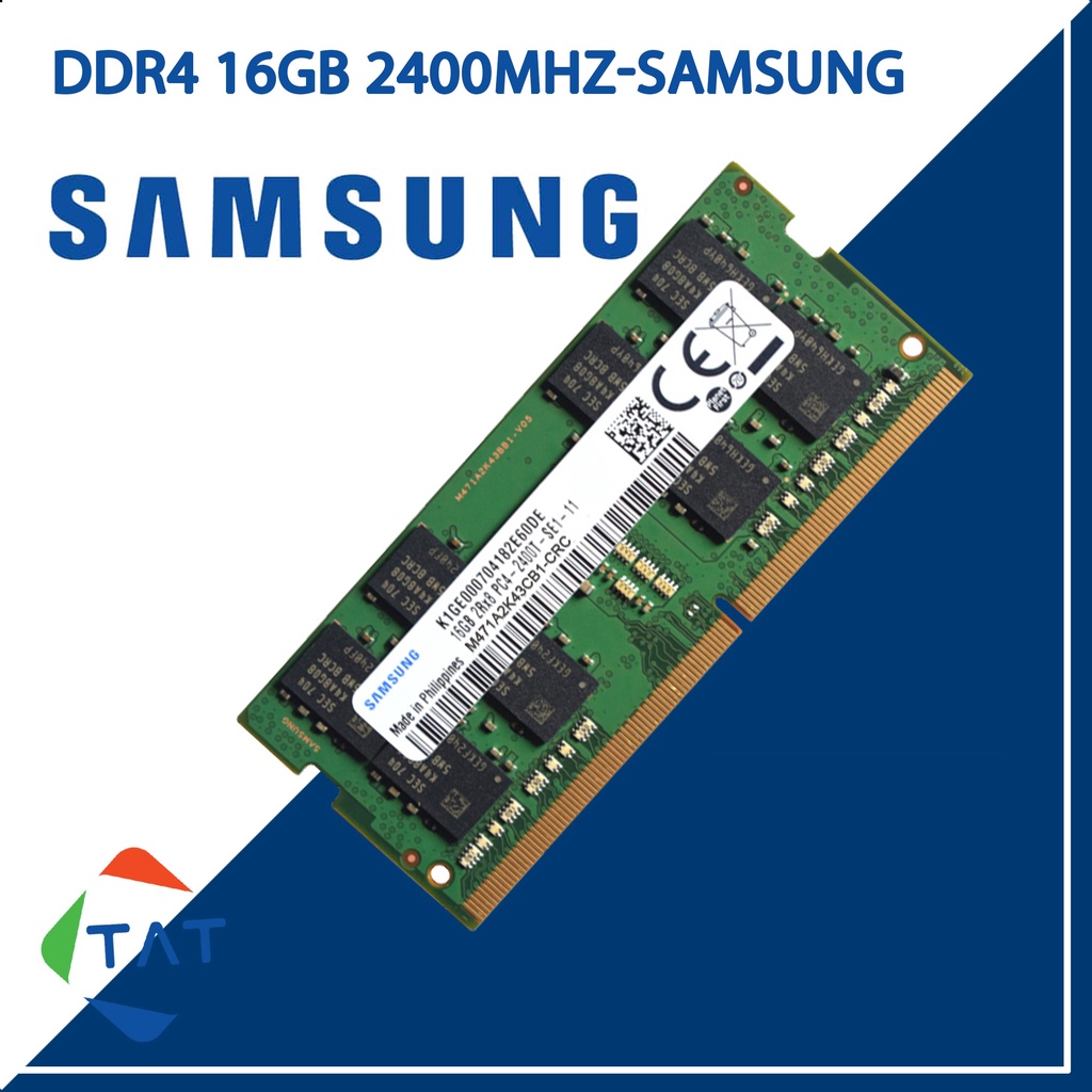 Ram Laptop Samsung 16GB DDR4 2400MHz Chính Hãng - Bảo hành 36 tháng