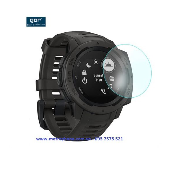 COMBO 2 MIẾNG CƯỜNG LỰC CHO GARMIN INSTINCT HIỆU GOR