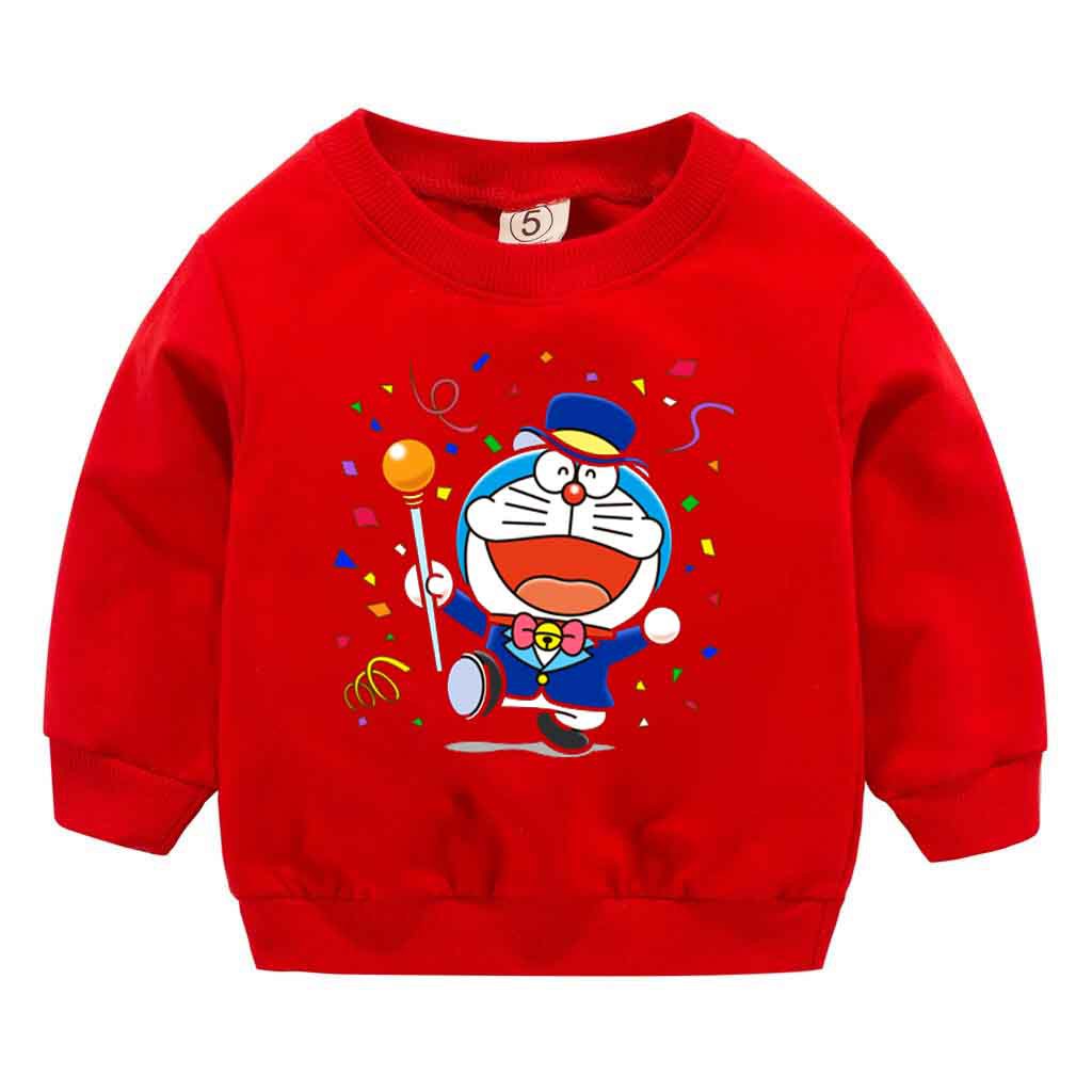 Áo thu đông dài tay, in DORAMON , Thời trang trẻ em