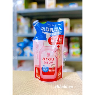 Nước RỬA BÌNH ARAU Nhật CHAI 500ML/TÚI 450ML