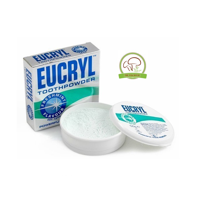 Eucryl Làm Trắng Răng - Bột Tẩy Trắng Răng Eucryl Powerful Stain Removal Toothpowder 50g