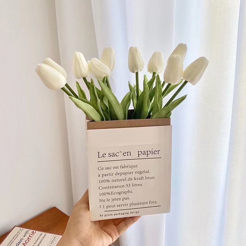 Hoa Tulip Giả Trang Trí Phòng Khách/Chụp Ảnh Tiện Dụng
