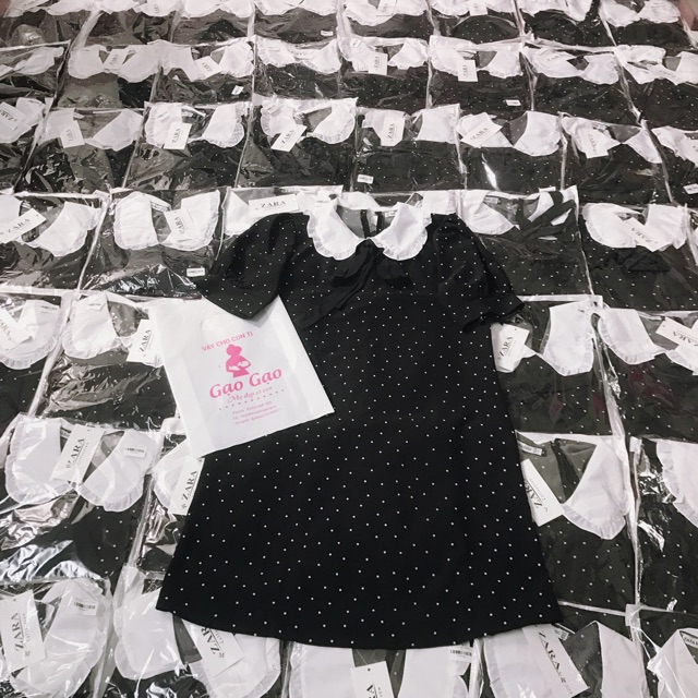 Váy chấm bi cho con bú sz s-xl KÈM ẢNH THẬT