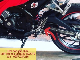 Tem keo nổi dành cho CBR150 2016-2018/2019