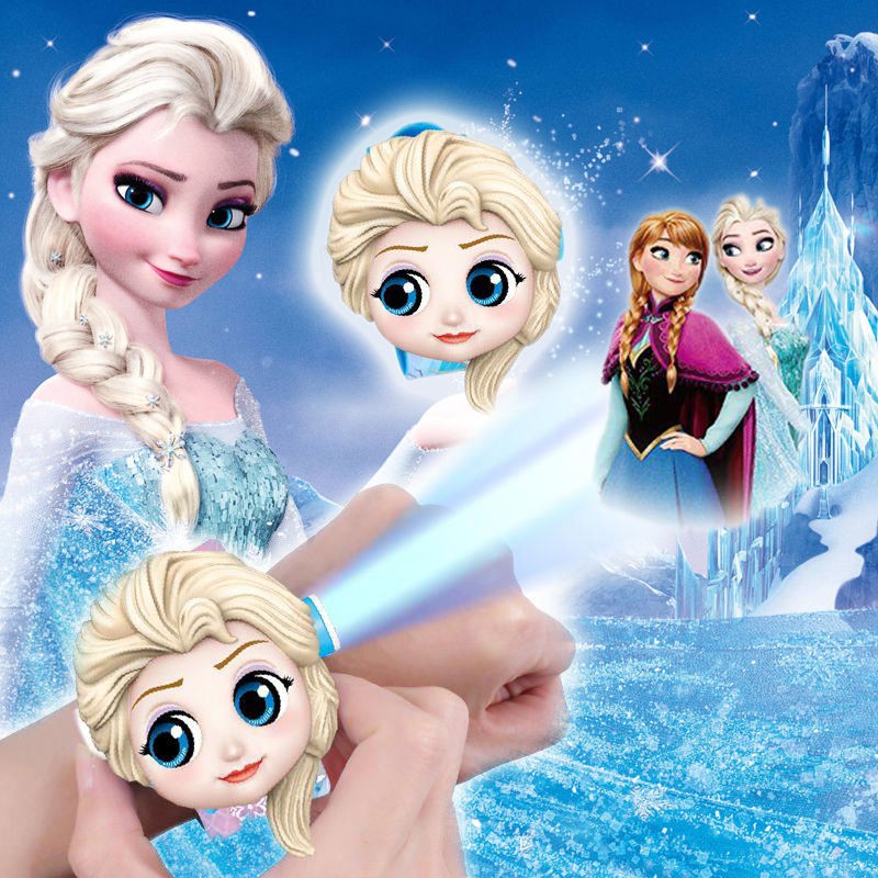 Frozen 2 ChiếU Phim HoạT HìNh Xem CôNg ChúA Aisha đồNg Hồ đIệN Tử Trẻ Em MẫU GiáO Rung đồ ChơI Ultraman