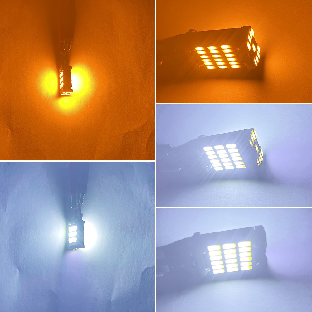 1 mảnh Bóng Đèn LED T15 Đèn LED Xi nhan/Đèn Lùi Chân 45LED T15 Gắn Đuôi Xe Hơi Cho Ô tô Xe máy