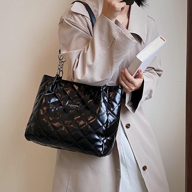Túi Xách JASMIN NOIR Đeo Chéo Họa Tiết Sọc Caro Đơn Giản Thời Trang Dành Cho Nữ