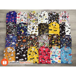 [Yeah1Shop- Áo sơ mi hoạt hình NHÓM/LỚP (SMHH)