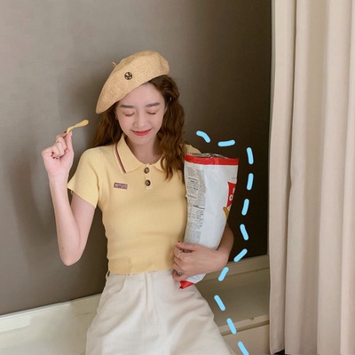 Áo thun có cổ thời trang Hàn Quốc cho nữ | BigBuy360 - bigbuy360.vn