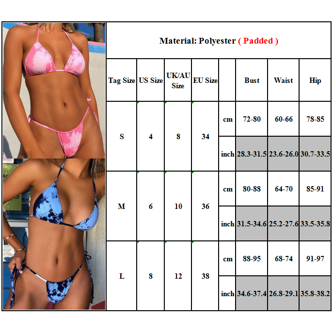 Bikini Lưng Cao Có Đệm Mút