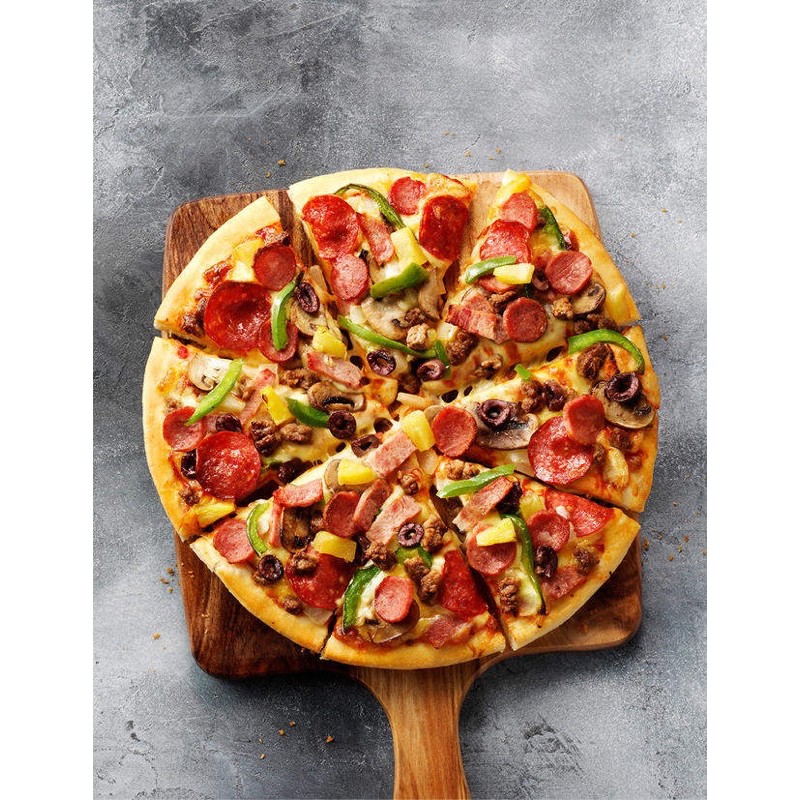 Đế Pizza🍕FREESHIP🚚Giao nhanh 1-2h,20cm,kèm lá thơm (Hàng mới-Nói không hàng cấp đông)