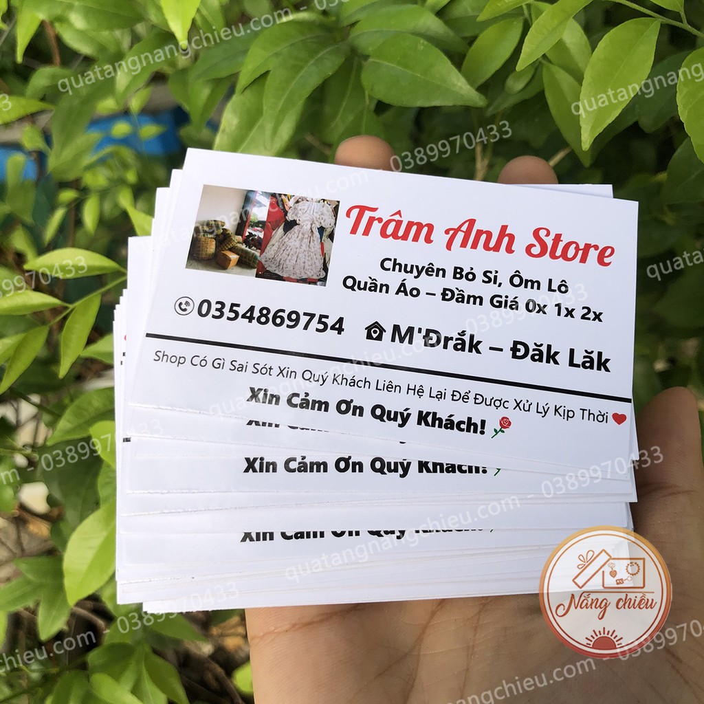 In card visit, in name card, in danh thiếp giá rẻ