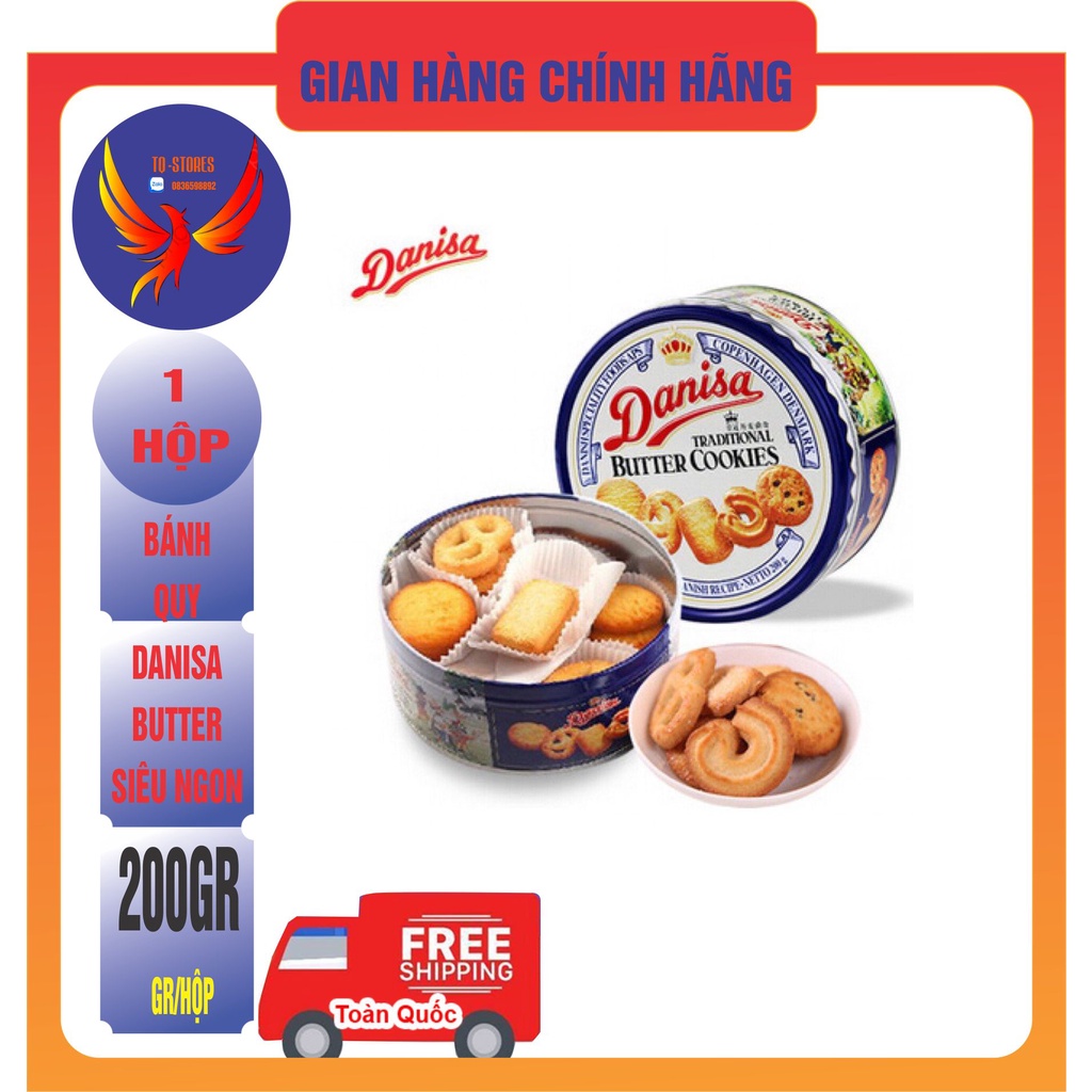 Bánh quy bơ Danisa hộp thiếc 200G