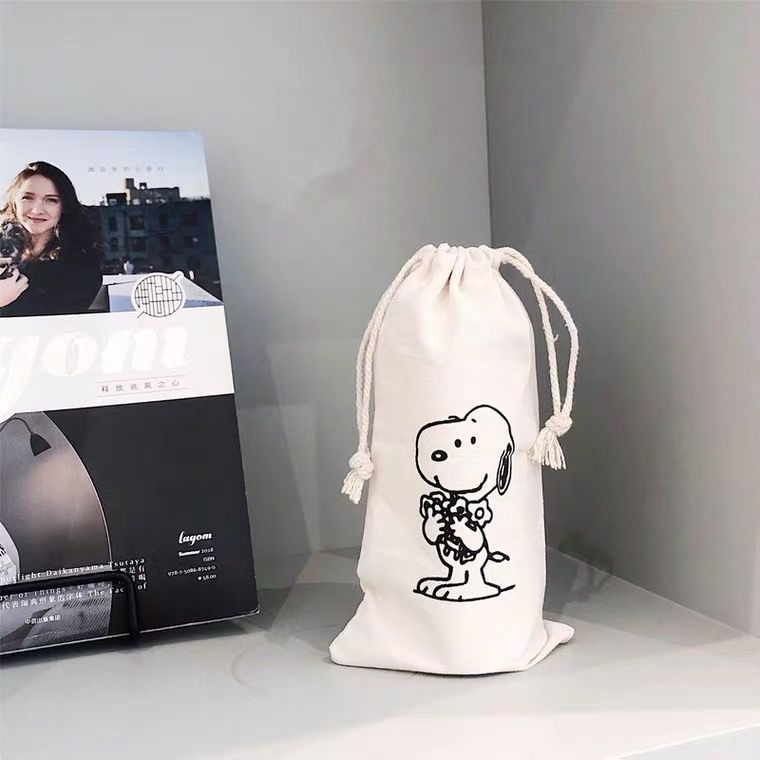 Bình Nước Giữ Ấm Thiết Kế Đơn Giản Sáng Tạo ✘Cốc Giữ Ấm Bằng Thép Không Gỉ 304 In Họa Tiết Hoạt Hình snoopy Phong Cách Hàn Quốc Dễ Thương