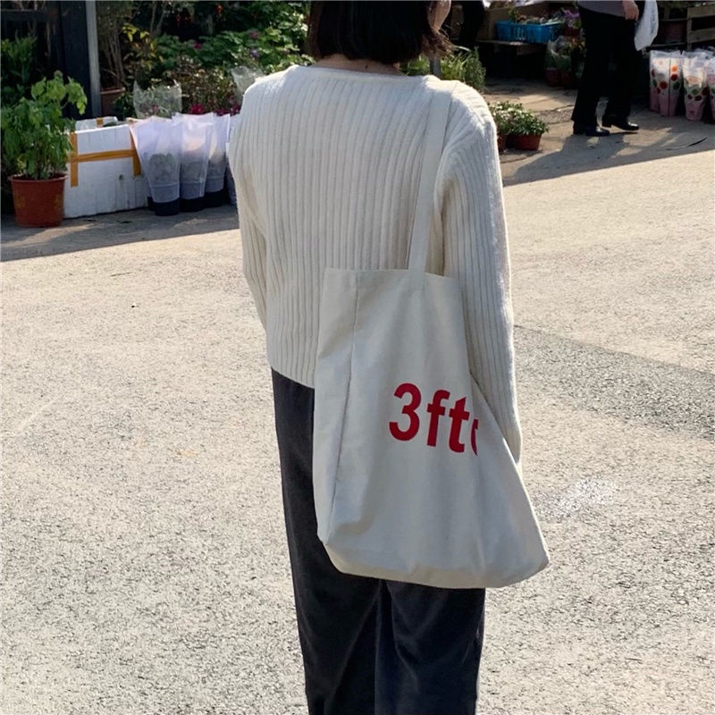 Túi Xách Vải canvas Cỡ Lớn Phong Cách Nhật Hàn Thời Trang 2022 Cho Nữ