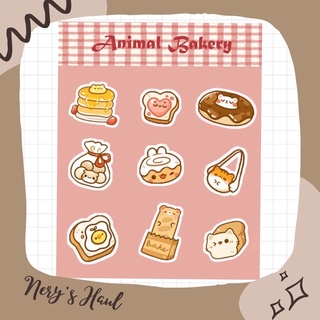 Tấm hình dán Animal Bakery sticker 🔆