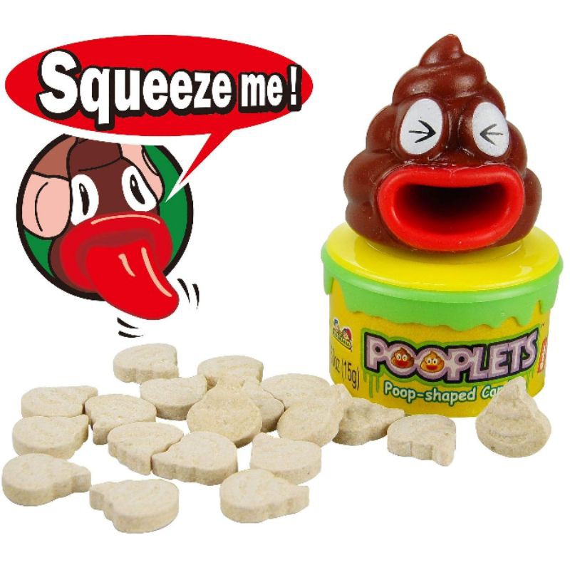 Kẹo shit bóp mặt cười Pooplets Kidsmania 15g