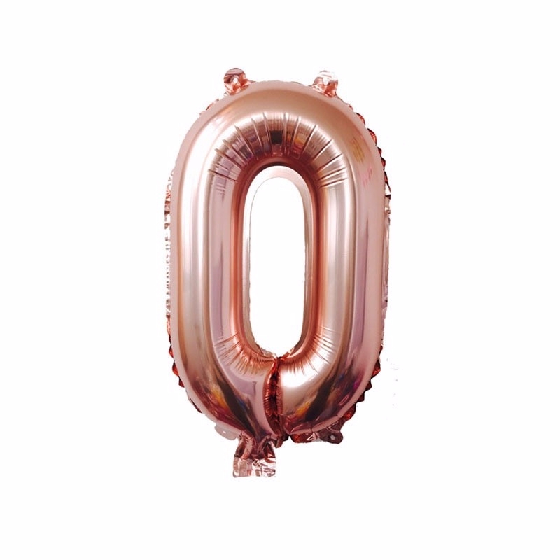 Bong Bóng Hình Số 0-9 32 Inch Dùng Trang Trí Tiệc