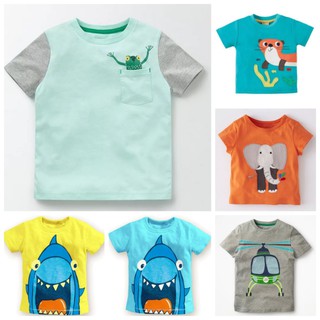 Áo thun cotton bé trai