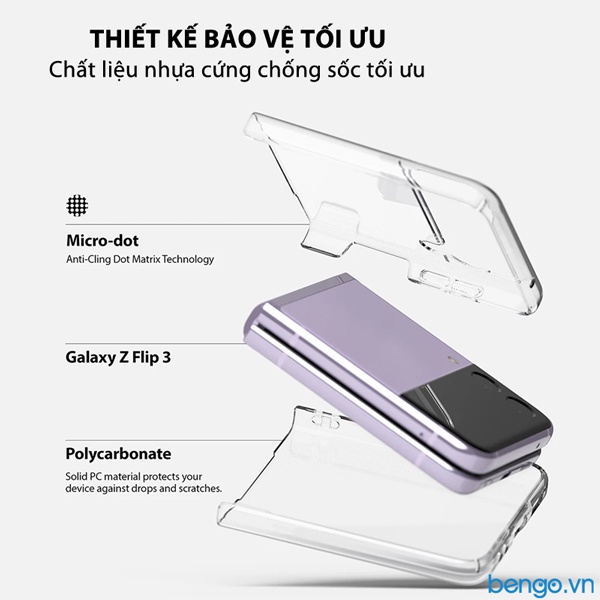 Ốp Lưng Samsung Galaxy Z Flip 3 5G RINGKE Slim