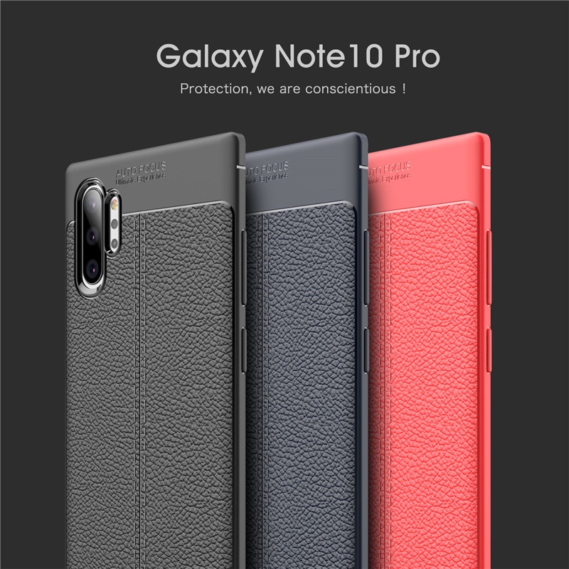 Ốp lưng silicon da TPU nhám chống sốc cho Samsung Galaxy Note 10+ 5G/Xcover 5/Xcover pro/A03S/A02S